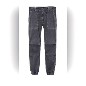 EUC Women's Nili Lotan Cropped Military Pant carbon black sz 12 retail $345